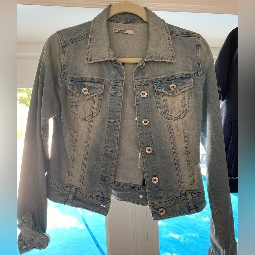 Light Blue Washed Denim Jacket